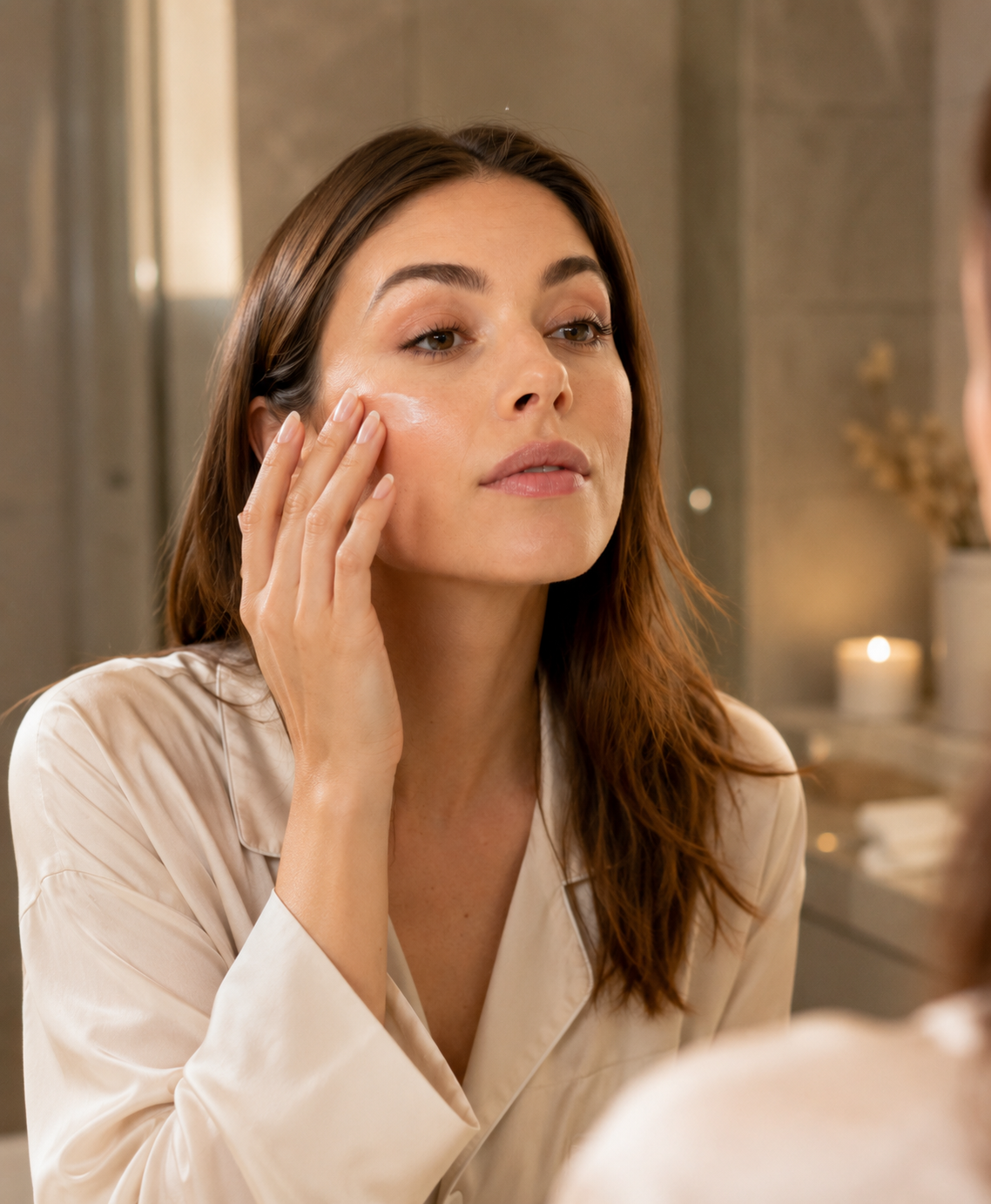 Beauty routine scene