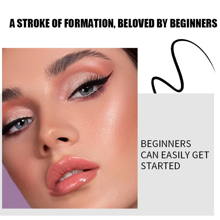 🔥 24-Hour Waterproof & Smudge-Proof Precision Liquid Eyeliner Pen
