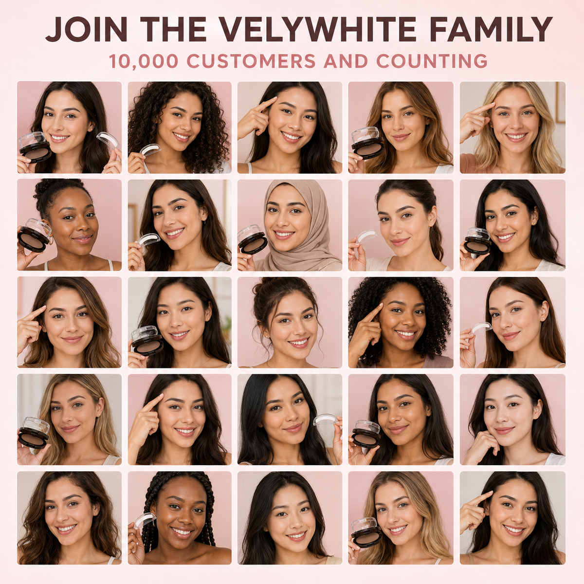 Perfectly Matched Brows in 5 Seconds—The beginner-friendly brow stamp that creates natural, fuller-looking eyebrows - no drawing skills needed.