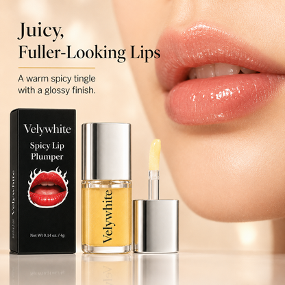 Turn Up the Shine. Plump Up the Look.-A warm spicy tingle with clear, glass-like gloss for visibly fuller-looking lips.