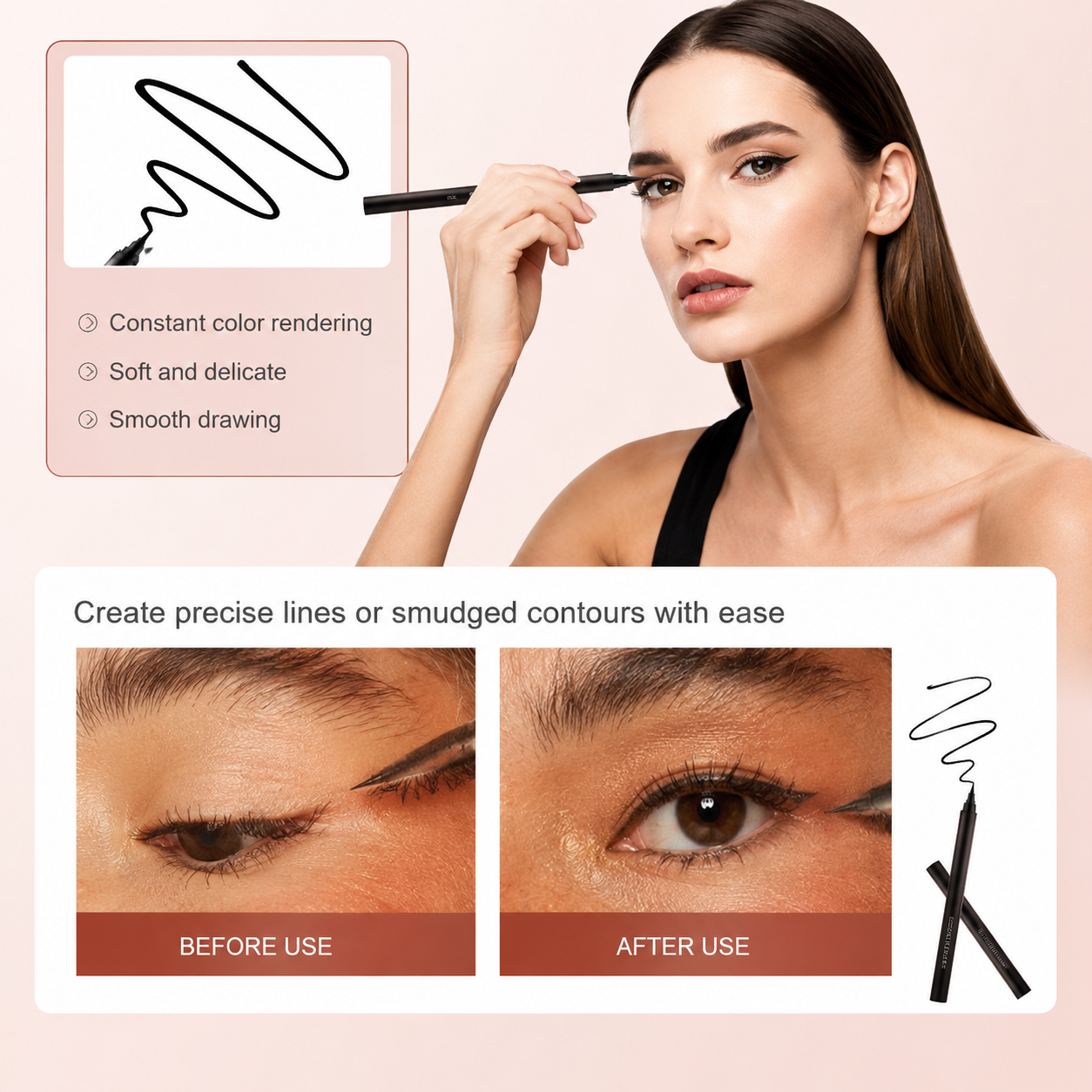 💜Ultra-Pigmented Beachproof Gel Pencil Eyeliner – Buy 1, Get 1 FREE! Limited Time!
