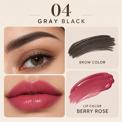 2-in-1 Dual-Ended Peel-Off Brow & Lip Tint Gel — Fluffy Brows & Lasting Lip Color