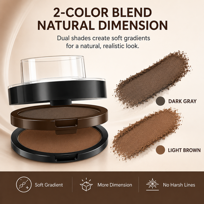 ✨ 2-Color Waterproof Eyebrow Stamp Kit — Symmetrical Brows in Seconds