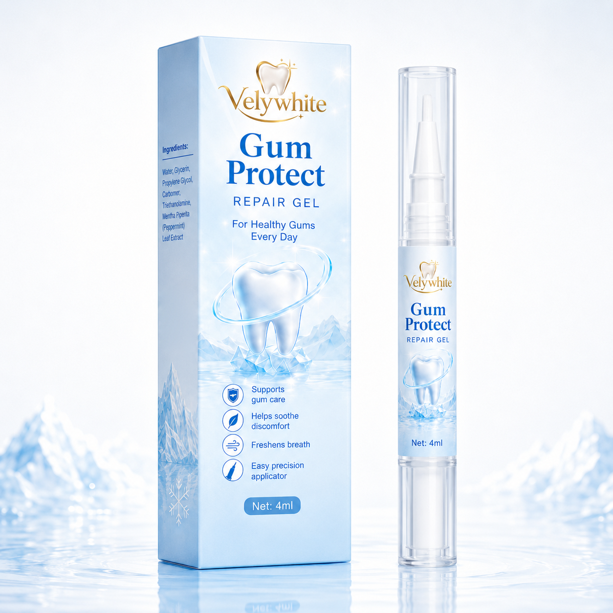 Velywhite™ Biomimetic Oral Care Gel – Daily Gum & Teeth Care