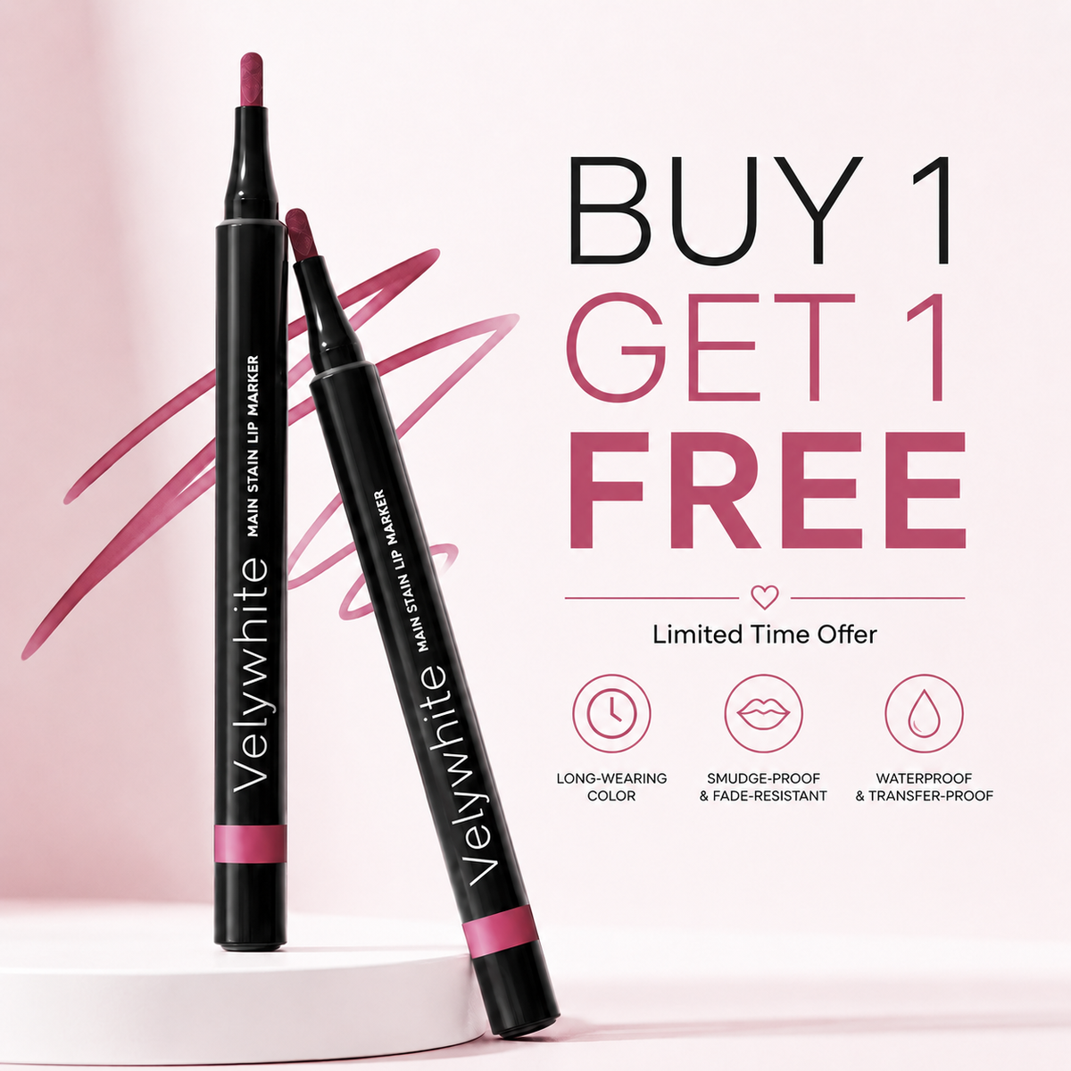 Velywhite lip marker