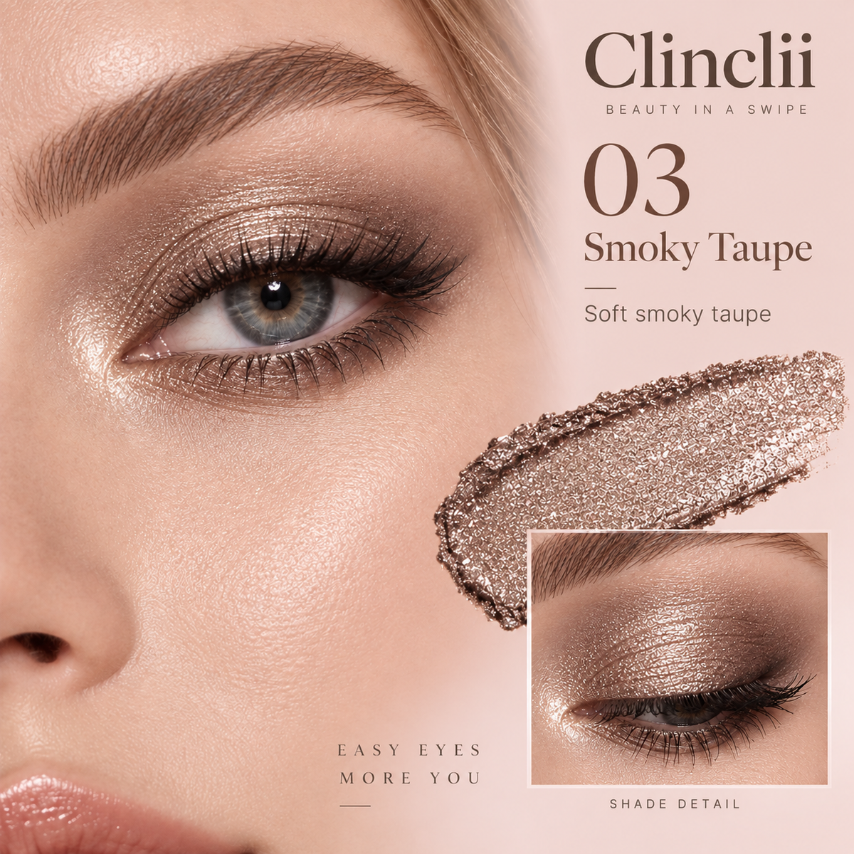Clinclii Jelly Glow Eyeshadow Stick — Creamy Shimmer & Effortless Eye Glow