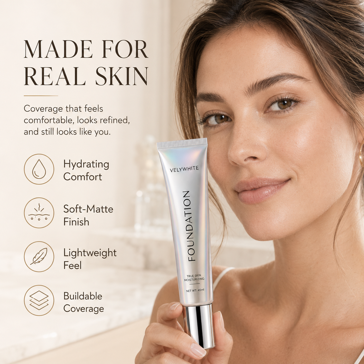 Second Skin Hydrating Soft-Matte Foundation