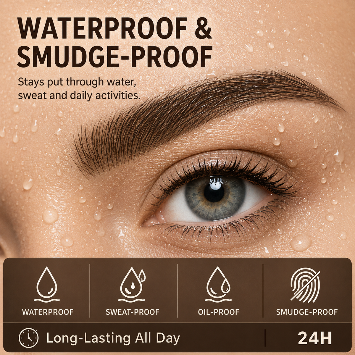✨ 2-Color Waterproof Eyebrow Stamp Kit — Symmetrical Brows in Seconds