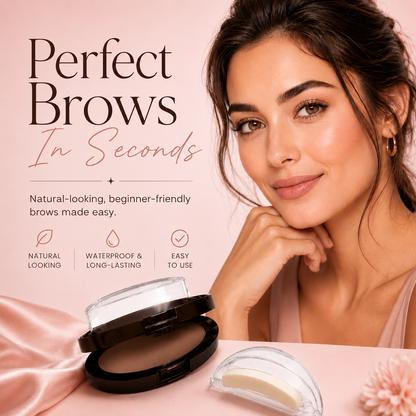 Perfectly Matched Brows in 5 Seconds—The beginner-friendly brow stamp that creates natural, fuller-looking eyebrows - no drawing skills needed.