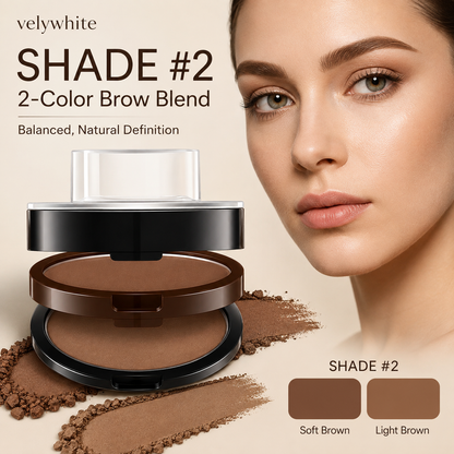 ✨ 2-Color Waterproof Eyebrow Stamp Kit — Symmetrical Brows in Seconds