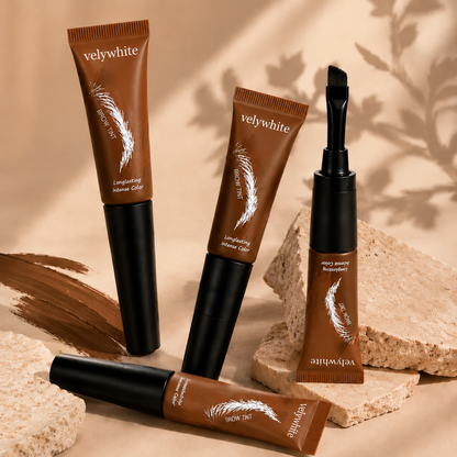 Velywhite Peel-Off Brow Tint Natural-Looking, Long-Lasting Brow Color Easy Peel-Off • Smudge-Proof • Waterproof • 5 Natural Shades