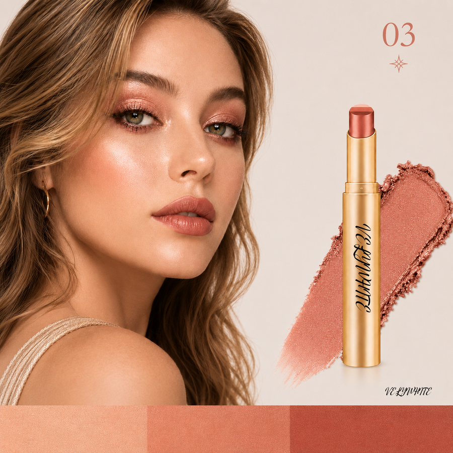 3-Color Eyeshadow Stick - One-Swipe Shimmer Glow For Effortless Eye Makeup