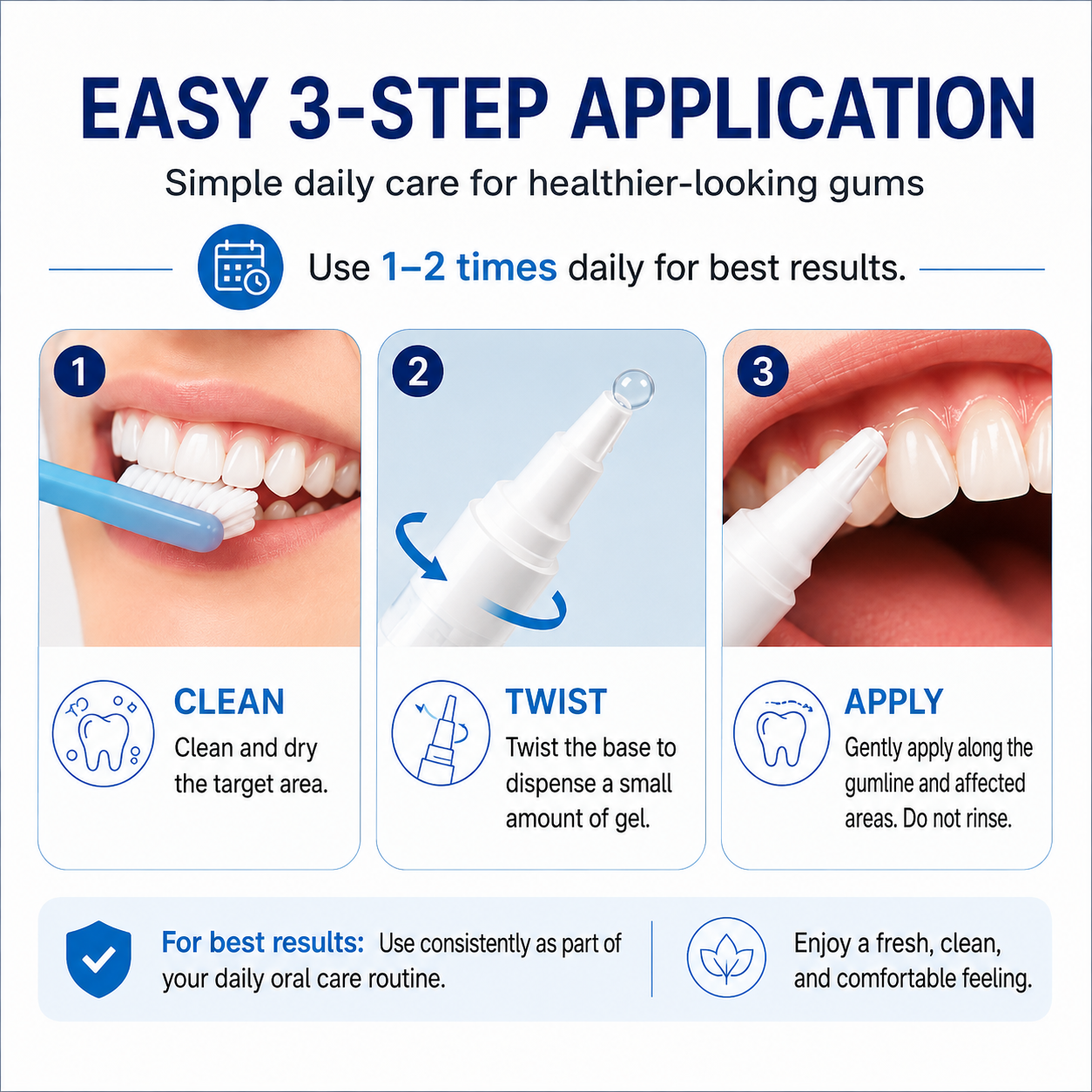 Velywhite™ Biomimetic Oral Care Gel – Daily Gum & Teeth Care