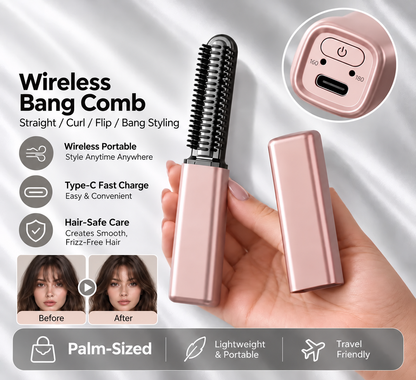 Wireless Mini Hair Curler & Styling Brush