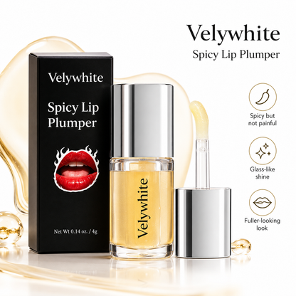 Turn Up the Shine. Plump Up the Look.-A warm spicy tingle with clear, glass-like gloss for visibly fuller-looking lips.