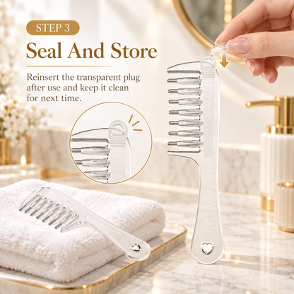 Scalp Care Applicator Comb Deliver Scalp Serums with Precision, Control & Comfort