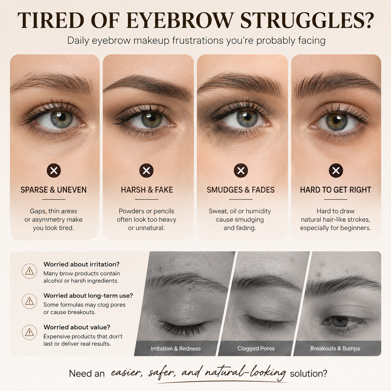 Velywhite 4-Tip Microblading Eyebrow Pen – Natural Hair-Like Brows That Last