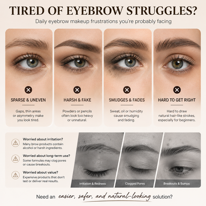 Velywhite 4-Tip Microblading Eyebrow Pen – Natural Hair-Like Brows That Last