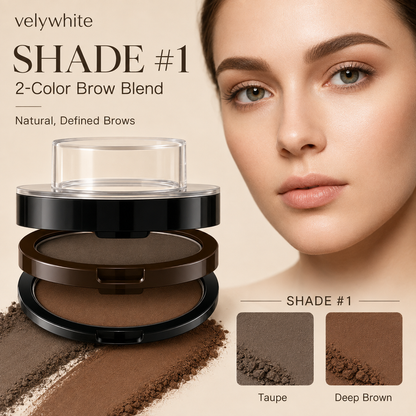 ✨ 2-Color Waterproof Eyebrow Stamp Kit — Symmetrical Brows in Seconds