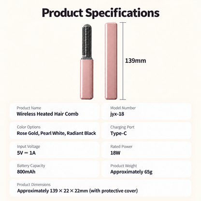 Wireless Mini Hair Curler & Styling Brush