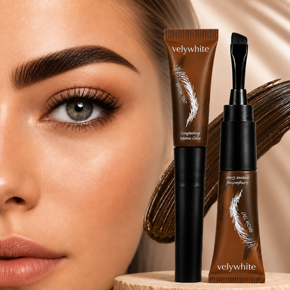 Velywhite Peel-Off Brow Tint Natural-Looking, Long-Lasting Brow Color Easy Peel-Off • Smudge-Proof • Waterproof • 5 Natural Shades