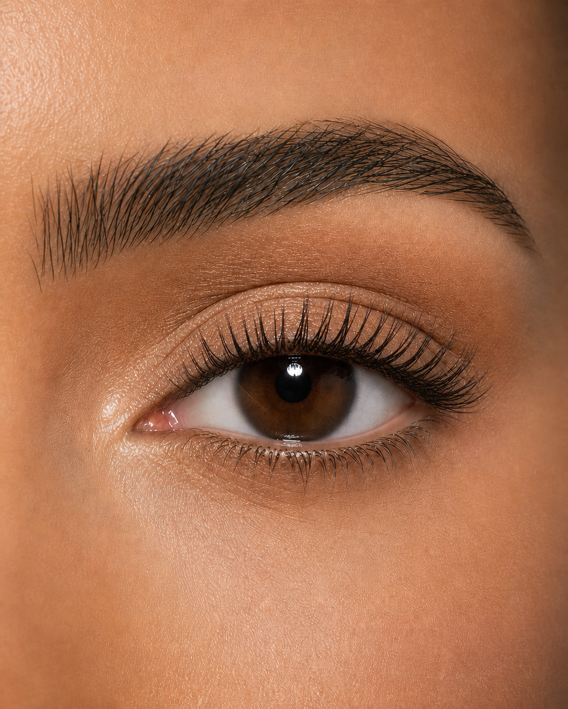 Two coat mascara finish